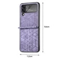 thumbnail image 6 of Phone Case Half-wrapped Anti-scratch Foldable Stand Function Back Cover Type Phone Protector for Samsung Galaxy Z Flip 4, 6 of 8