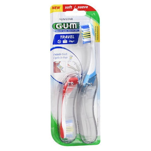 Travel toothbrush with sale paste