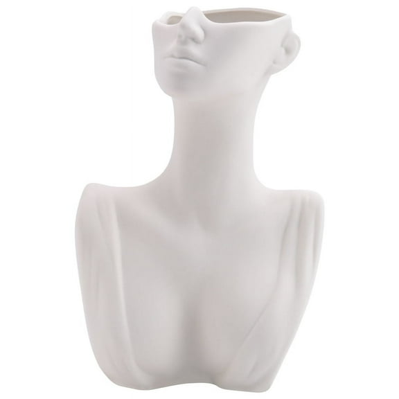 Human Head Face Flower Vases Portrait Vase Decorative Nordic Flower Pot Ornament Ceramics Statue Crafts Home