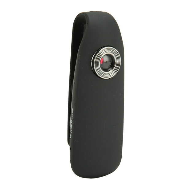 Mini cámara corporal HD con grabación en bucle, recargable, con grabación de sonido, pequeña cámara portátil para ciclismo, enchufe estadounidense de 100 a 240 V