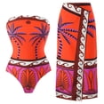 thumbnail image 1 of LSLJS Maillot de Bain une Pièce pour Femmes, Mode Rétro à Imprimé Floral, Bikini Ajusté Aguichant avec Robe, Maillots de Bain pour Femmes, 1 of 8