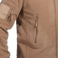 thumbnail image 5 of IYTR Men's Fleece Jackets Solid Color Long Sleeve Jacket Zipper Stand-up Collar Fleece Thickened Warm Sports Jackets with Pocket Yellow XXL, 5 of 6