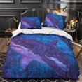 thumbnail image 3 of Home Bedding Set Fish Shell Comforter Cover Set Teen Adult Creative Seafloor Bedspreads,King (90"x104"), 3 of 5