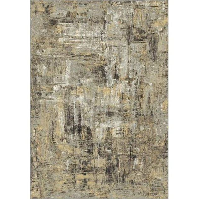 Dynamic Rugs HO249897385220 Tapis Rectangulaire Traditionnel Horizon 2 Pi. x 3 Pi. 5 Po. - 5220 Taupe & Multicolore
