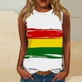 thumbnail image 2 of Yghzkop Women's Summer Tank Tops Summer Independence Day Tank Tops Sleeveless Vintage Flower Graphic Tees Boho Cottagecore Wildflowers Cami Shirt Blouse, 2 of 4