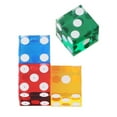 thumbnail image 5 of QUSENLON Precision Dice 19mm Acrylic Transparent six Sided Casino for Sharp Straight Cor, 5 of 16