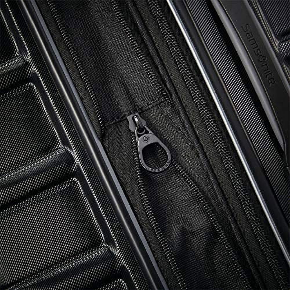 Samsonite Omni 2 Hardside Expandable Luggage with Spinner Wheels, Midnight Black, 3-Piece Set (20/24/28)