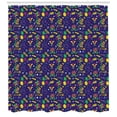 thumbnail image 3 of Ambesonne New Orleans Shower Curtain, Fat Tuesday Jazz, 69"Wx84"L, Multicolor, 3 of 3
