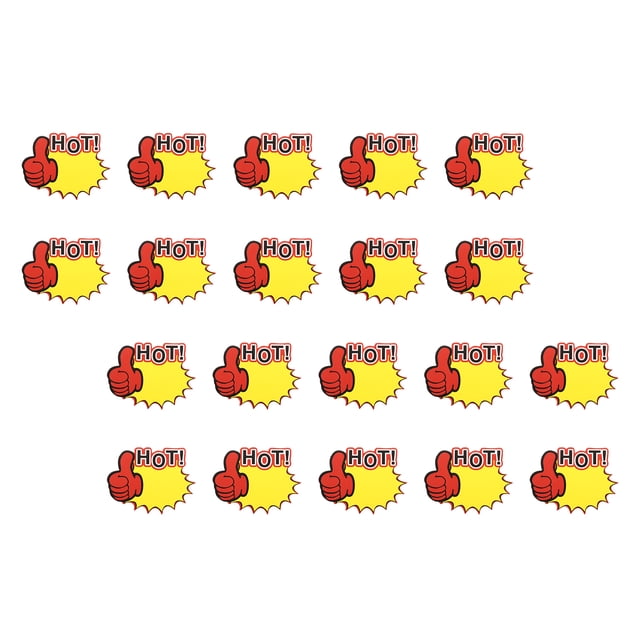 Uxcell 60pcs Retail Star Burst Signs 7.1"x5.5" para tienda, amarillo (CALIENTE)