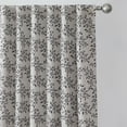 thumbnail image 4 of Better Homes & Gardens Leaves Rod Pocket Blackout Curtain Panel, 1-Piece, Black, 50" W x 63" L, 4 of 7