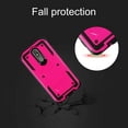thumbnail image 7 of Mignova LG K30 Case, Rugged Plastic Heavy Duty Armor Holster Defender Full Body Protective Hybrid Case Cover with Belt Swivel Clip and Kickstand for LG Aristo 4+/Arena 2/Prime 2/ LG X2 Case (Pink), 7 of 7