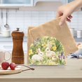 thumbnail image 2 of Yayeee Napkin Holder for Table Kitchen Paper Tissue Organization, Yellow Floral Rabbit, 2 of 8