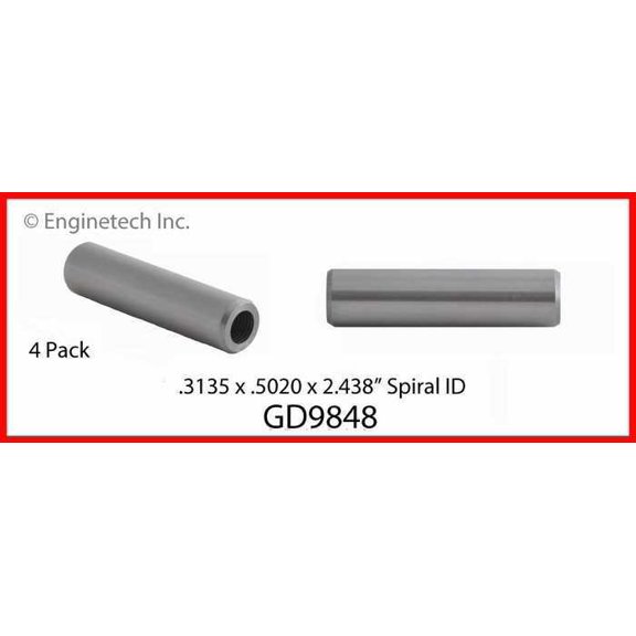 Enginetech GD9848 Engine Valve Guide - 4 Pack