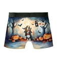 thumbnail image 2 of Happy Halloween Vampire Basset Hound BOO with Pumpkins Fun and Spooky All Over Print Boxer Briefs Underwear for Men Dad Bassets Dog Breed Lovers Gifts Idea - 00018, 2 of 6