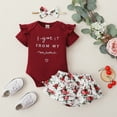 Newborn Baby Girl Clothes Romper Pants Ruffle Infant Girl Clothes