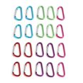 thumbnail image 1 of Drayas Aluminum Carabiner D Shape Buckle Pack, Keychain Clip, Spring Snap Key Chain Clip Hook Screw Gate Buckle 20Pcs, 1 of 4