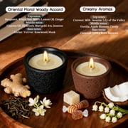 Scented Candle for Love Wishes, 4pcs Romantic Aromatherapy Candle with Colorful Cans, Nature Aroma Soy Candle Jar 60-Hour Burn with Warm Flame Candles Gift for Home