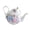 500ml-Blue Enchantress, variant on Ergonomic Handle Ceramic Teapot With Floral Pattern And Gold Trim Porcelain Tea Pots Suitable For Gifting