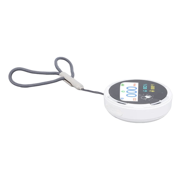 Detector De CO RV, Portátil De Agua, 1000 MAh, Mini Medidor De CO Recargable Con Sensor Electroquímico, Pantalla A Color Ultra HD Para Alertas De Camping, Viajes En Coche