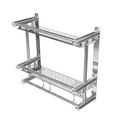 thumbnail image 3 of Zcyifa Towel Rack Bathroom Towel Rack Double Layers Towel Rack Bathroom Storage Holder Stainless Steel Towel Rack, 3 of 10