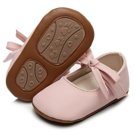 

Baby Girls Mary Jane Shoes Bowknot Princess Flats Walking Shoes