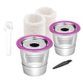 thumbnail image 1 of Tazas K reutilizables perfecl para cafeteras 2 y 1 recargable universal Vainas de cápsulas reutilizables, 1 of 8