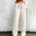 thumbnail image 2 of Bovemsi Womens Pants Knit Wide Leg High Elastic Waist Sweater With Travel Pants, 2 of 9