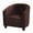 Brown, variant on Thick Velvet Club Chair Slipcover, Stretch Armchair Covers Tub Chair Covers Sofa Couch Cover for Bar Counter Living Room Coffee