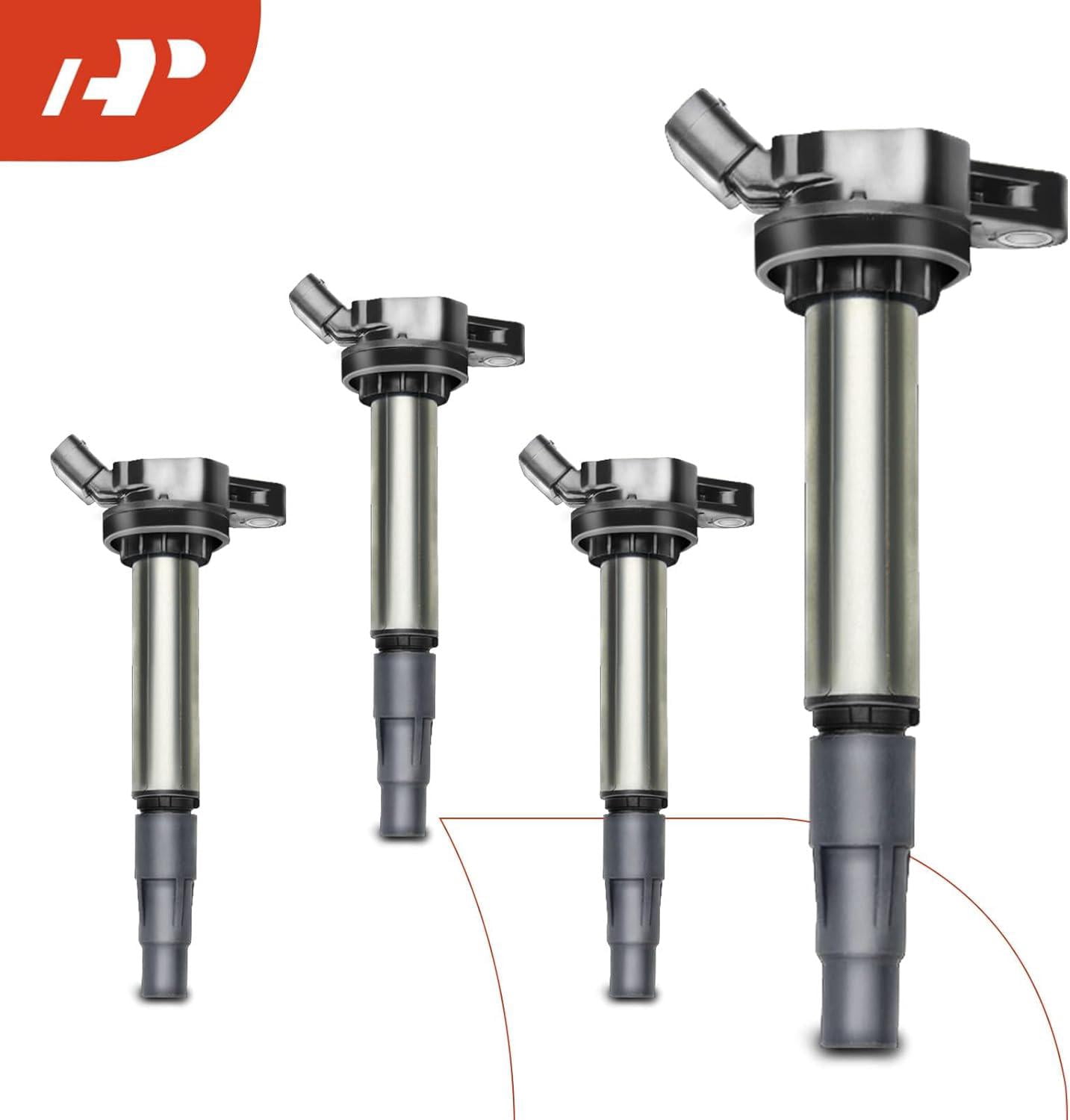 A-Premium Ignition Coils Pack Compatible with Lexus CT200H 2011-2016 Toyota Corolla 2009-2017 Prius Scion IM XD 1.8L 4-PC Set