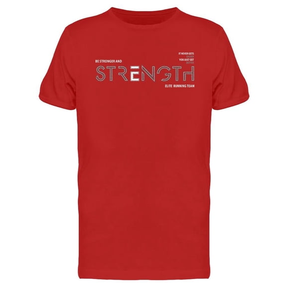 Strength Elite Running Team T-Shirt Men -Image by Shutterstock, Male x-Large