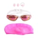 thumbnail image 4 of Gafas de natación antivaho Colamx Rosa ligeras impermeables, 4 of 8