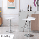 thumbnail image 3 of Set 4 taburetes Ajustables LUMAX Banco Giratorio para Barra Cocina blanco, 3 of 6
