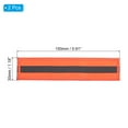 thumbnail image 2 of Uxcell 1x6" Reflective Patch Hook and Loop Fastener Safety Applique, Orange 2 Pack, 2 of 6