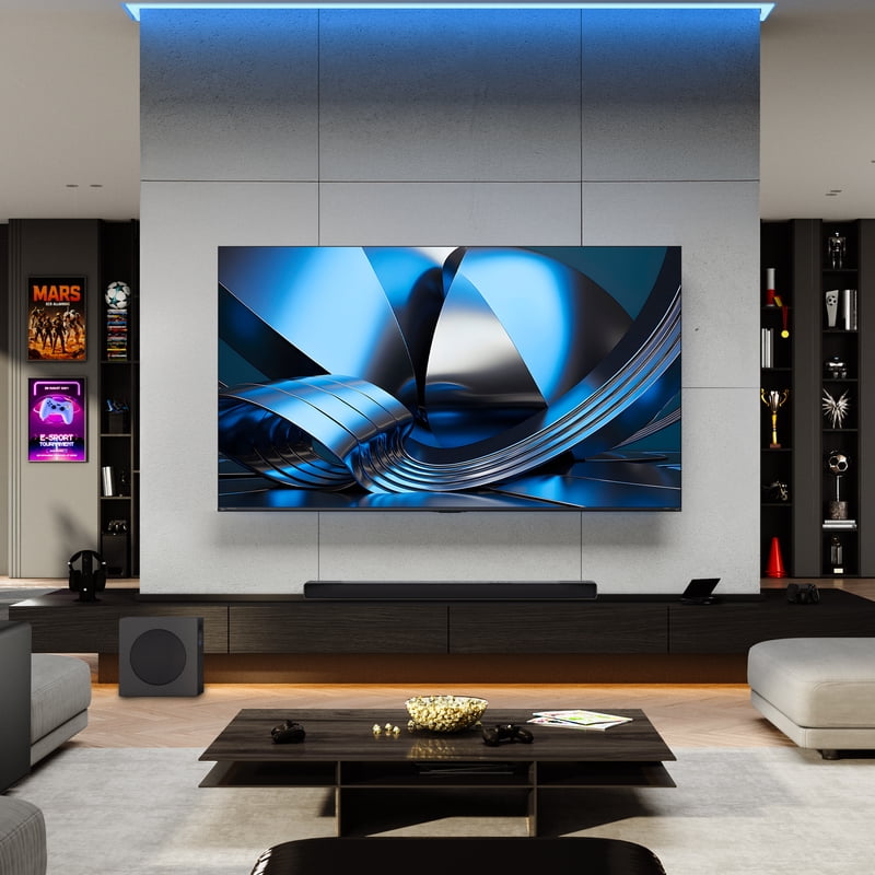 Hisense 65" U6 Pro Series Mini-LED 4K UHD Vidaa Smart TV (65U6SV Pro, 2026 Model) - Hi - QLED MiniLED, Native 144Hz, HDR10+, Dolby Vision IQ, Dolby Atmos, Built-in Subwoofer gallery view