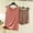 Hot Pink, variant on Juslio Womens Pajama Sets Solid Homewear Fashion Modal Crewneck Sleeveless and Shorts 2 Piece Matching Pajamas Sets L