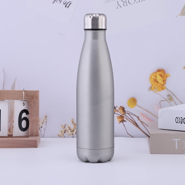 Botella de agua de acero inoxidable JAMW termo de viaje deportiva para gimnasio Sencillez