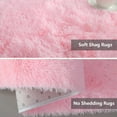 thumbnail image 2 of Shag Area Rugs for Bedroom Living Room,6X9 Ultra Soft Fluffy Area Rugs for Dorm, Indoor Carpet Nursery Rugs for Kids Girl Room Home Decor, Pink, 2 of 17