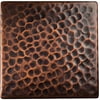 Barclay Hammered Copper 4" x 4" Decorative Accent Tile