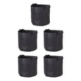 thumbnail image 2 of Yuarrent Bolsas grandes para cultivo de plantas de 1 a 34 galones, bolsa redonda para plantar flores, bolsa para el crecimiento de plantas con 18*15 cm 5piezas, 2 of 6
