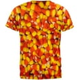 thumbnail image 2 of Halloween Candy Corn All Over Adult T-Shirt - X-Large, 2 of 2