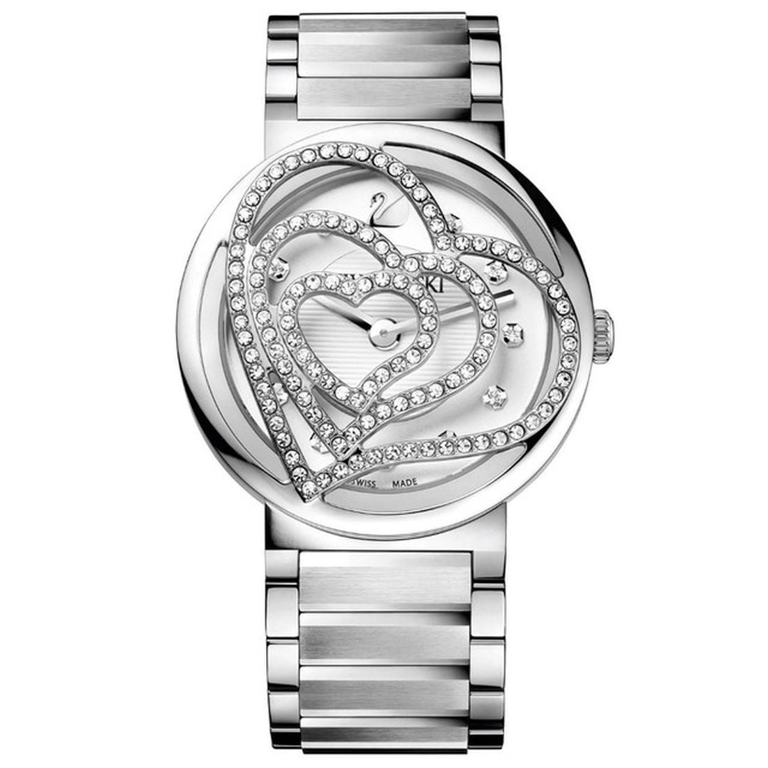 Swarovski Illumina Quartz Pink Mother of Pearl Dial Ladies  display picture 3