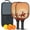 Black-1, variant on Pickleball Paddles Set Of 2, Fiberglass Surface, West & Cowboy Print, 4 Balls & Bag