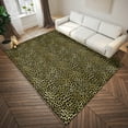 thumbnail image 2 of Safari Gold and Black Leopard Animal Print 10' x 14' Non-Skid Area Rug, 2 of 9
