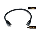 thumbnail image 2 of XUCP-IMBA-CAT5-15BK-10PK Câble Patch Réseau Cat5e (10 Pack), 15 Pieds, Noir, 2 of 4