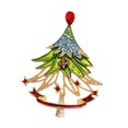 thumbnail image 4 of Broche navideño, broche navideño, broche de moda para el cuello, joyería, broche de moda para mujer, broche para el pecho, para vestido, chal, suéter, Estilo A, 4 of 8