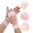 thumbnail image 3 of Unique Bargains 1 Pair Anti-slip Lace Manicure Gloves Pink, 3 of 6