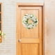 thumbnail image 4 of Corona artificial de flores de peonía para bodas, puertas, paredes, ventanas y fotografías. peonía yo, 4 of 6
