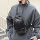 thumbnail image 5 of Mochila para Motocicleta para Hombre, Ligera, con Interfaz Usb, con Bloqueo de Contraseña, Antirrobo, para El Pecho, Multifuncional, para Hombro y Bandolera, 5 of 6