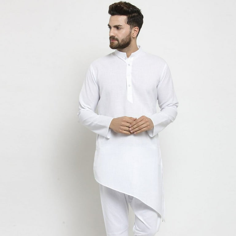 ELINA FASHION Men s Indian Cotton Kurta Pajama Designer Traditional Wedding Kurta Payjama Diwali Puja Set