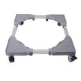 thumbnail image 1 of Adjustable Universal Appliance Base Stand with 360° Lockable Wheels - Rustproof Stainless Steel & PVC Construction, Sturdy Rolling Dolly for Washing Machine, Refrigerator, Dryer, Easy Tool-Free, 1 of 7